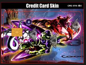Villain Squad DBZ Debit Card Sticker Decal