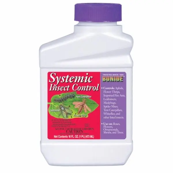 Bonide BND941 Pt Systemic Insecticide Liquid, 1 Gal Acephate Concentrate, Economical Pest-Control Solution for Shrubs, Trees, Ornamental Gardens with Long-Lasting Protection