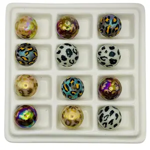 Swirls Stars Crowns & Cows 16mm Magic Bead Mix Gold White for Crafting Necklaces Bracelets DIY Projects Classic Look Beading Making Adjustable Beaded Design Boho Style Beaded Beaded Mesh