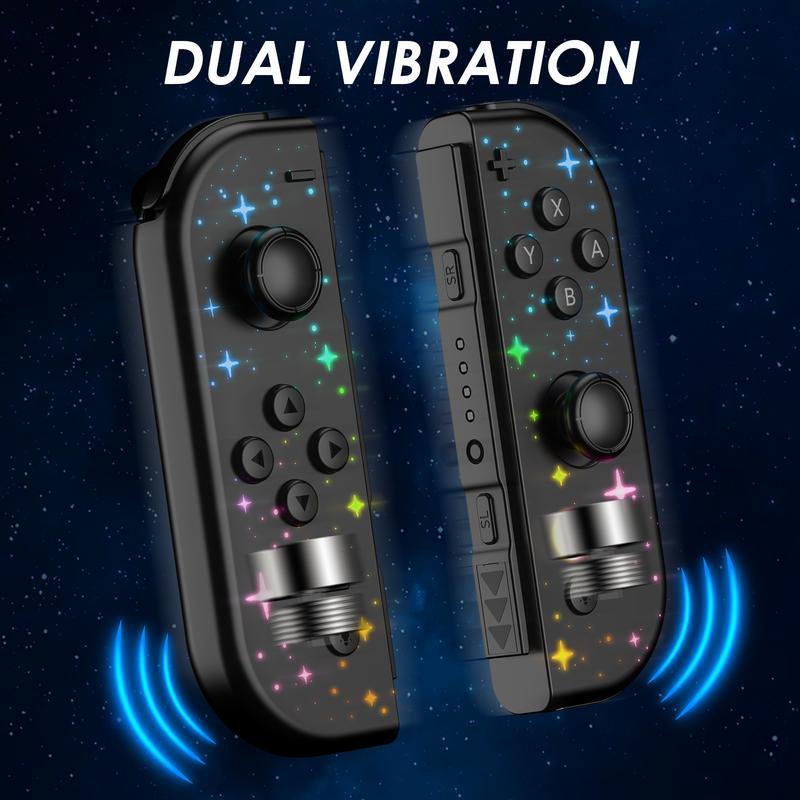 Wireless Bluetooth Gaming Controller for Nintendo Switch/Switch 2, Ergonomic Thumbstick Gamepad with L/R Joysticks, Portable Console Accessories with Slide-Rail Connection, Gaming Controllers