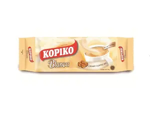 Kopiko Blanca Instant Coffee Mix – Authentic Indonesian Volcanic Coffee – Delicious Creamy Instant Coffee with Tempting Aroma (31.75 OZ / 30 Coffee Sticks)