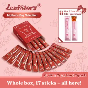 LeafStory Yerba + Apple Vinegar Reset Jelly（17 Sticks/7 Sticks) : Mixed Berry Flavor, Support Digestion, Gut Health, and Metabolism, Debloat, Natural Ingredients , Sugar-Free, Gluten-Free, Non-GMO, Gelatin-Free-S1