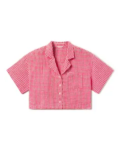Leisure Shirt - Gingham: Sweet Chili Heat / Coconut