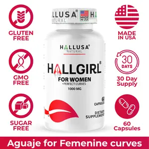 Hallgirl Aguaje for women 1000 MG - Supplement Dietary Fruit Aguaje for 60 Capsules - HALLUSA NATURAL