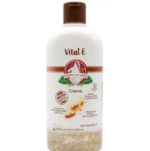 Terssura Vital E Regenerating Cream with Vitamin A E & Shea Butter 240ml for Soft Firm Skin with Microspheres