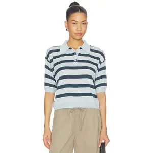 ASTR the Label Scottie Sweater in Blue Stripe
