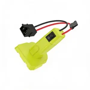 1 PC For Ryobi 18V ONE+ Battery Adapter Converter, Power Wheels Accessory With On/Off Switch & Fuse Protection, Portable For Easy Installation & Outdoor Use