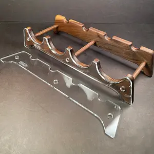 4 Bottle Wine Rackk Acrylic Router Template