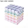 Random Color Waffle-Weave Dishcloths, 5/10pcs Quick-Drying Absorbent Dish Towels, Dishcloths For Washing Dishes, Dishwashing Cloth, Household Cleaning Cloths, Home Cleaning Products for Kitchen and Bathroom, Wiping Cloth