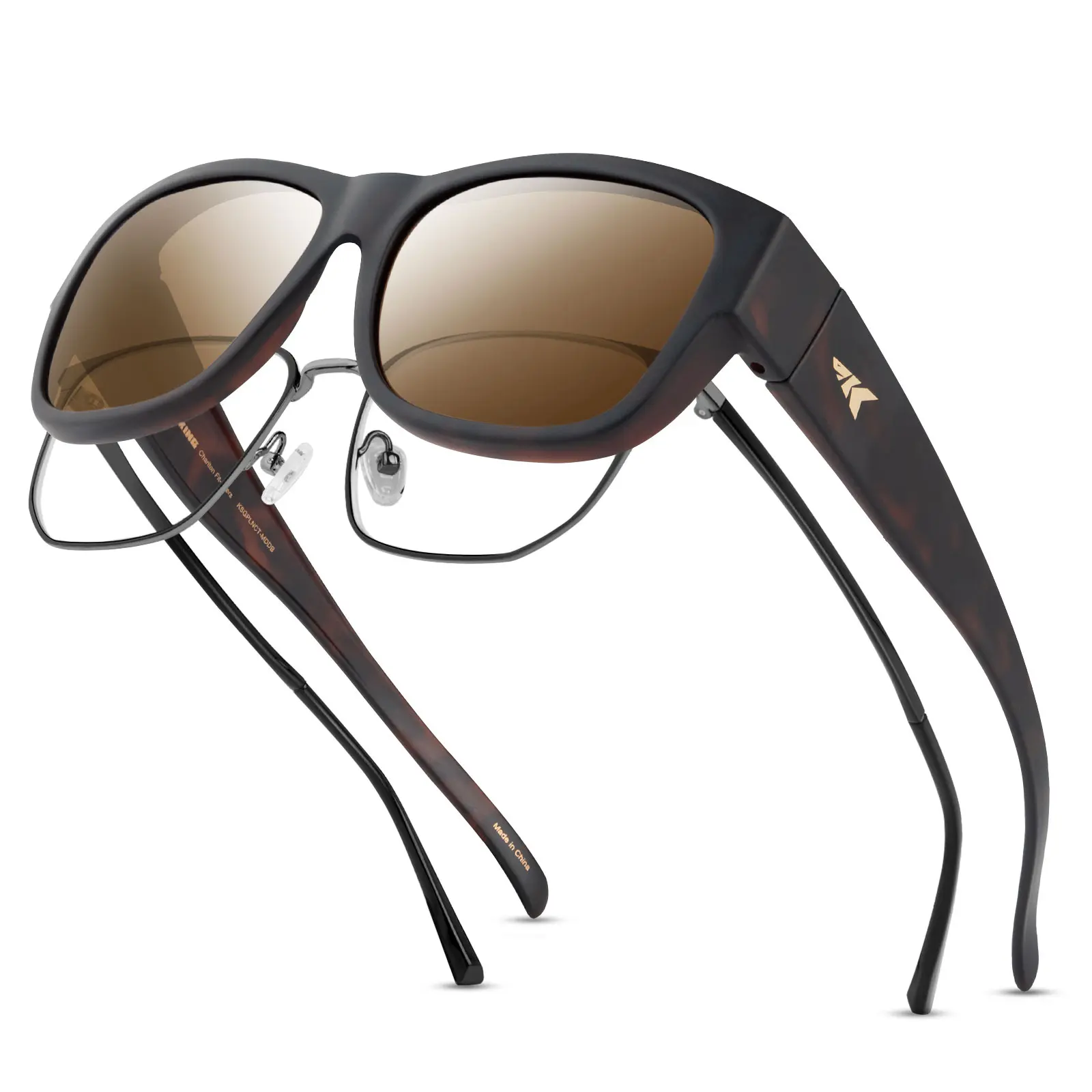 dark Blue Frame, Smoke-cobalt Mirror