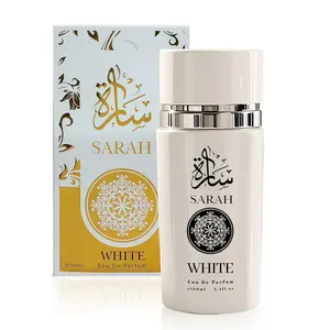 Sarah White Women's Perfume Eau De Parfum Spray 100ML with Peach Jasmine Amber Patchouli & Sandalwood Notes Long Lasting Fragrance for Daily Use
