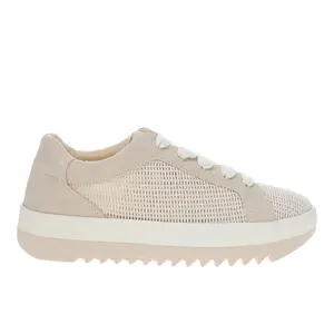 TOMS Womens Rea Platform Lace Up Sneakers Shoes Casual - Beige