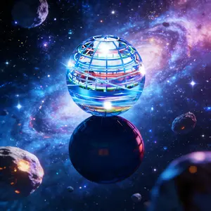 Anti-Gravity Hover Orb LED Fly Spinner Galaxy Boomerang Ball Toys, Stylish Indoor Outdoor Toys for Teens & Kids, Safe Durable Family Play Ball, Entertainment Game Props, Wonderful Party Toys 7.