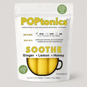 Soothe POPtonics – 7 Pack (Ginger • Lemon • Honey)