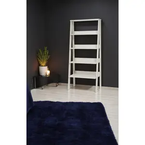 (High end and high-quality) 5 Tier Modern Ladder Bookshelf Organizers, Wood Frame Bookshelf for Small Spaces in Your Living Rooms, Office Furniture Bookcase, Grey