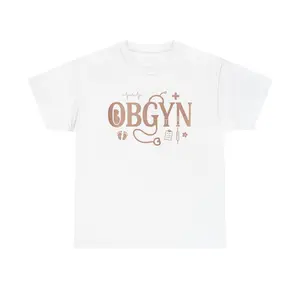 OBGYN Unisex Heavy Cotton Tee - Perfect for Medical Professionals and Gifts