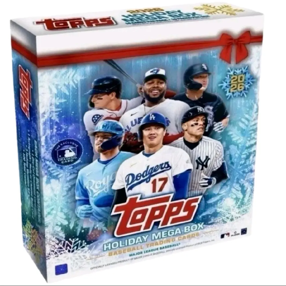 2026 Topps Baseball Holiday Factory Sealed Mega Box