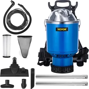 Summervibes VEVOR Backpack Vacuum, 3.6qt Backpack Vacuum Cleaner, 5-IN-1 Lightweight Backpack Vacuum, HEPA Filtration Vacuum Backpack, Commercial Industrial Backpack Vacuum with Telescoping Wand, Tool Kit, CordedVEVOR Super Brand Day