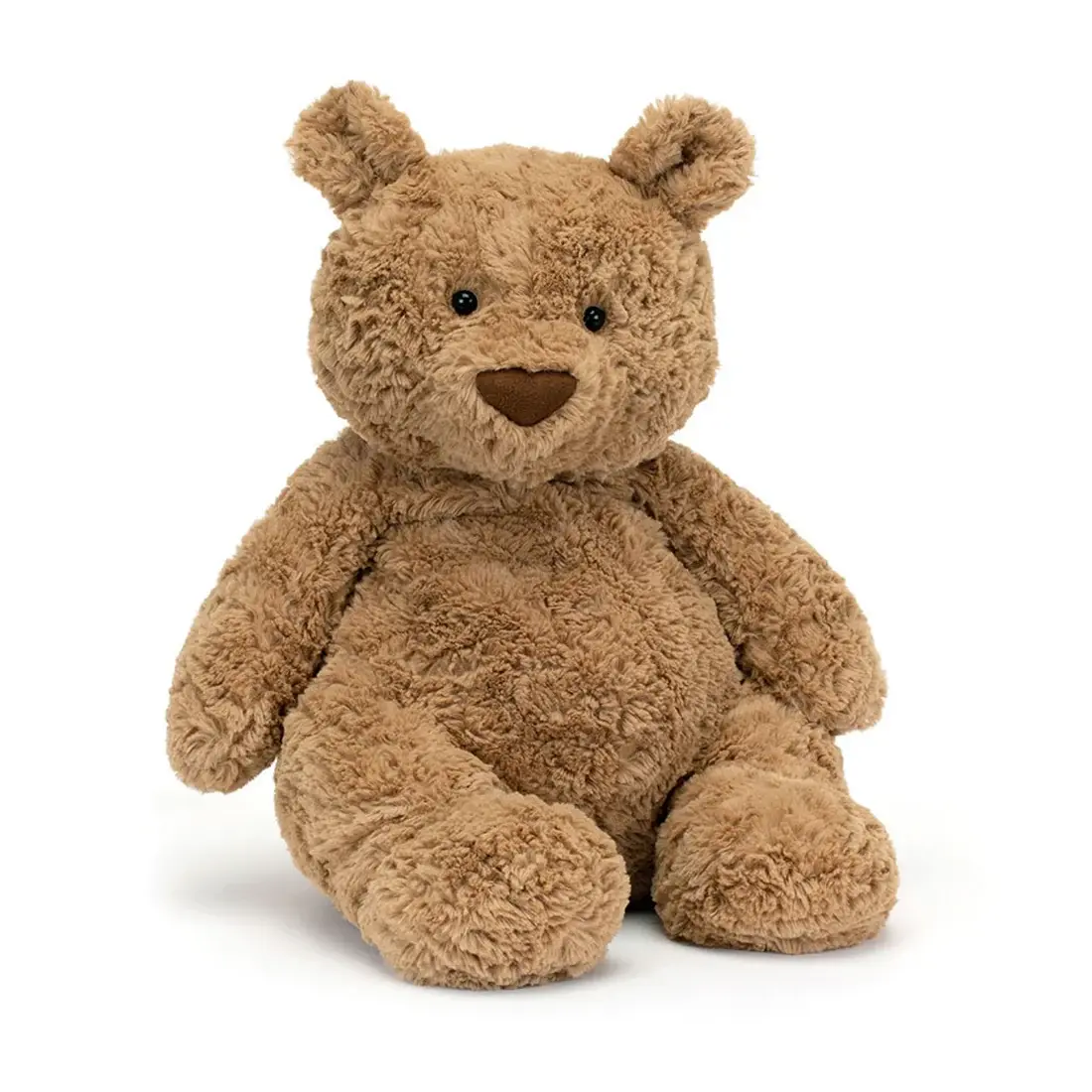 Crochet Cute Brown Teddy Bear Plush Toy - Soft Stuffed Animal, Kawaii Cozy Doll for Kids, Baby Gift, Bedroom Decor