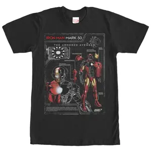 Men's Marvel Iron Man Mark 50 T-Shirt