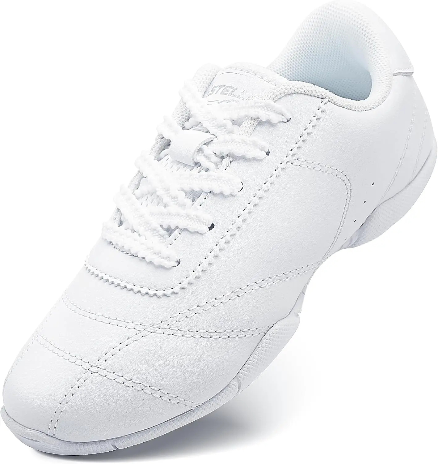 Cheer Shoes Girls White Cheerleading Dance Shoes Youth Athletic Training Tennis Sneakers for Competition SportGift.