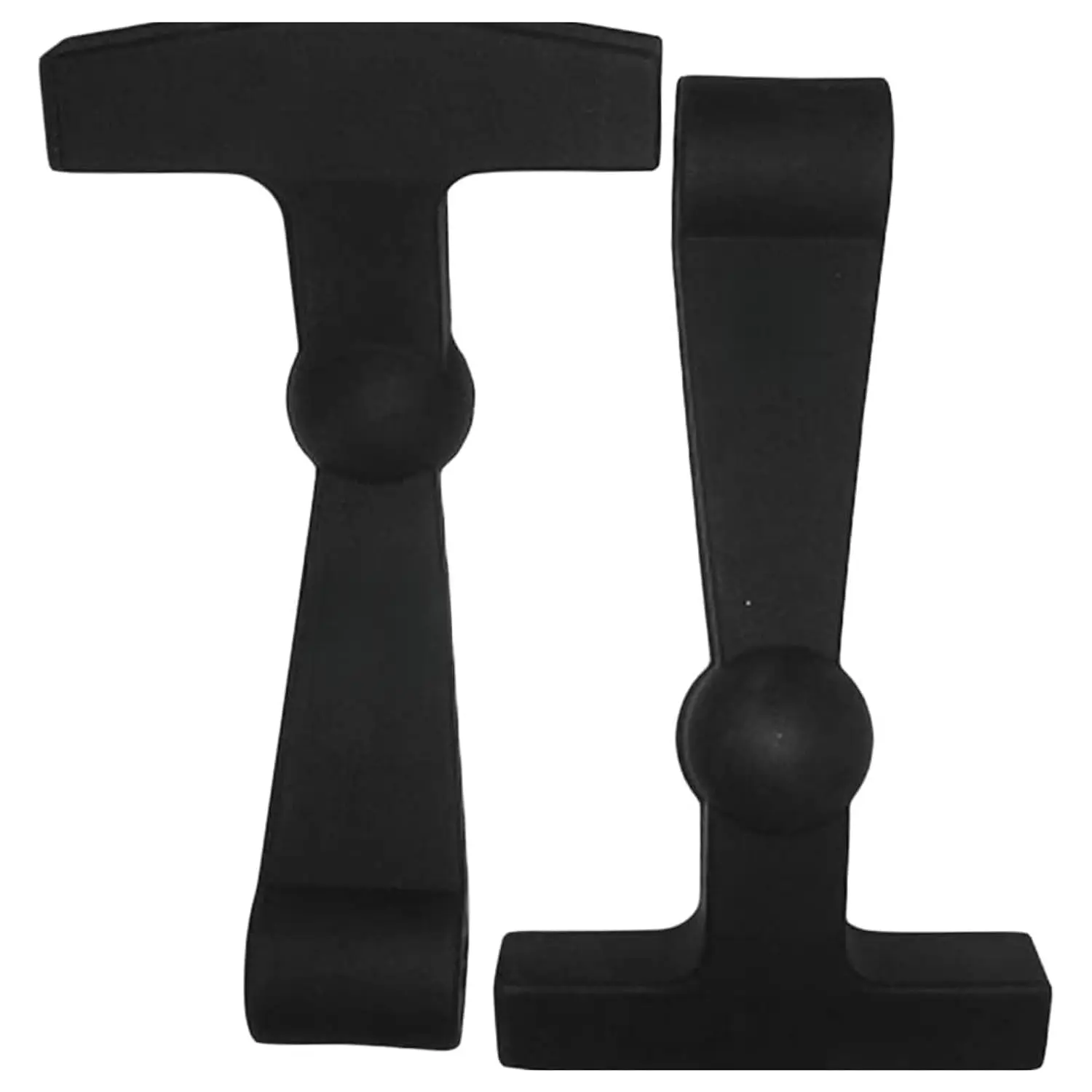 2-Pack Replacement Lid Latches for Yeti and RTIC - Black Rubber, Cooler Latches Replacement for Yeti, RTIC, and More - Hard Handle Grips, 20 Inches Drinkware