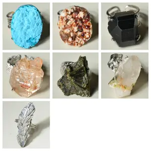 [No.368-374 Tray #13]Unique handmade crystal ring