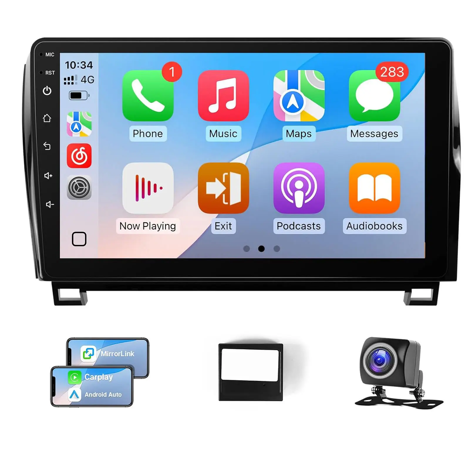 Android Car Radio for Toyota Tundra (JBL Version) 2007-2013 | 10.1inch IPS Touch Screen for Tundra Stereo, Wireless Carplay Android Auto Bluetooth GPS WiFi FM