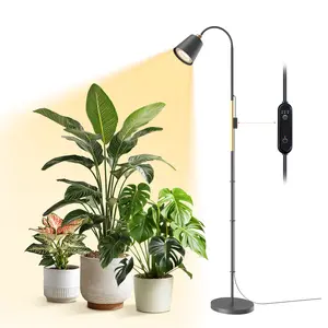 Bstrip 65 Inch Floor Grow Light for Indoor Plants Full Spectrum Standing Plant Light with Flexible Gooseneck Smart Timer