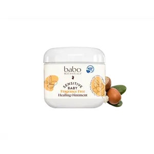 Babo Botanicals Sensitive Baby Fragrance Free Healing Ointment – NSF Certified Organic Ingredients – Made with Shea Butter & Natural Oils – Soothes & Protects Extra-Dry, Sensitive Skin – Pediatrician Tested – 4 oz (113 g)
