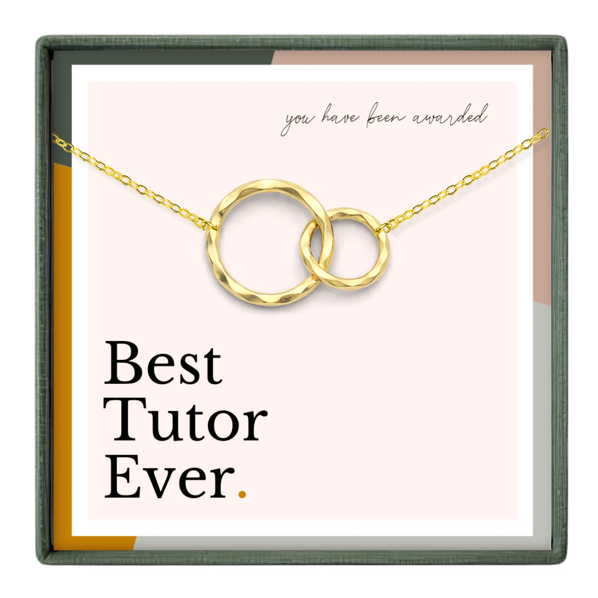 Tutor Thank You Necklace | Mentor Appreciation Gift