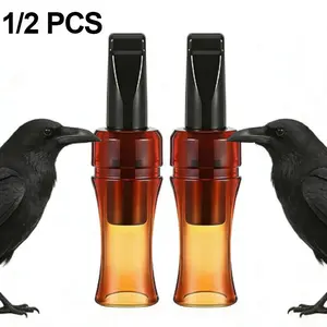 1/2 Count Crow Caller Whistle – Raven Portable Crow Luring Whistle, Realistic Sound Imitation for Attracting Crows, Durable Outdoor Hunting Accessory Suitable for Beginners and Professionals an Ideal Gift for Nature Lovers and Beginners, Bird Whistle