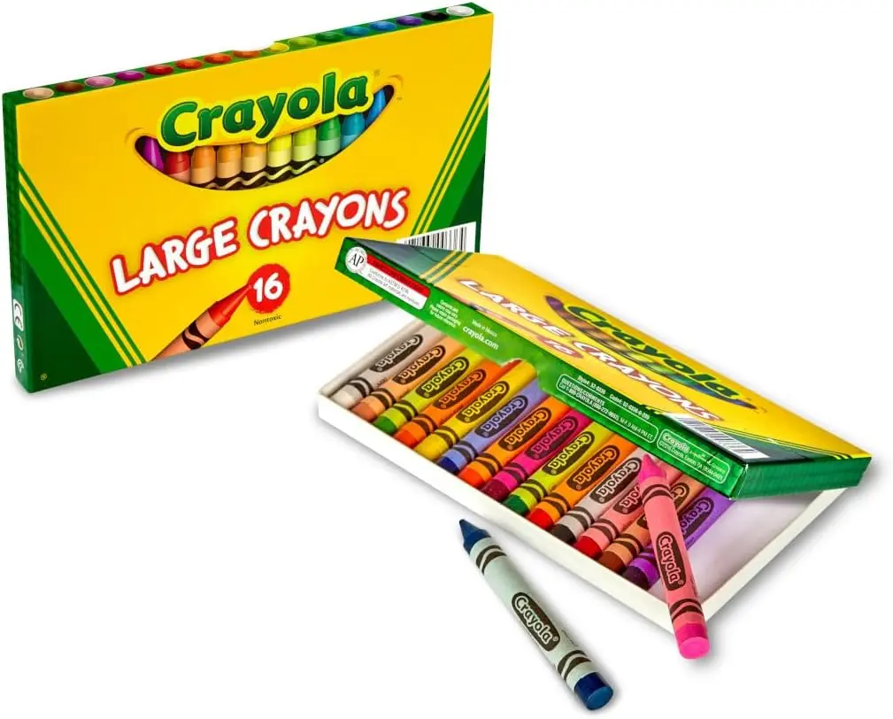 #54 - Crayola Large Crayons, Classic Colors, 16 Count #54 - Crayola Large Crayons, Classic Colors, 16 Count