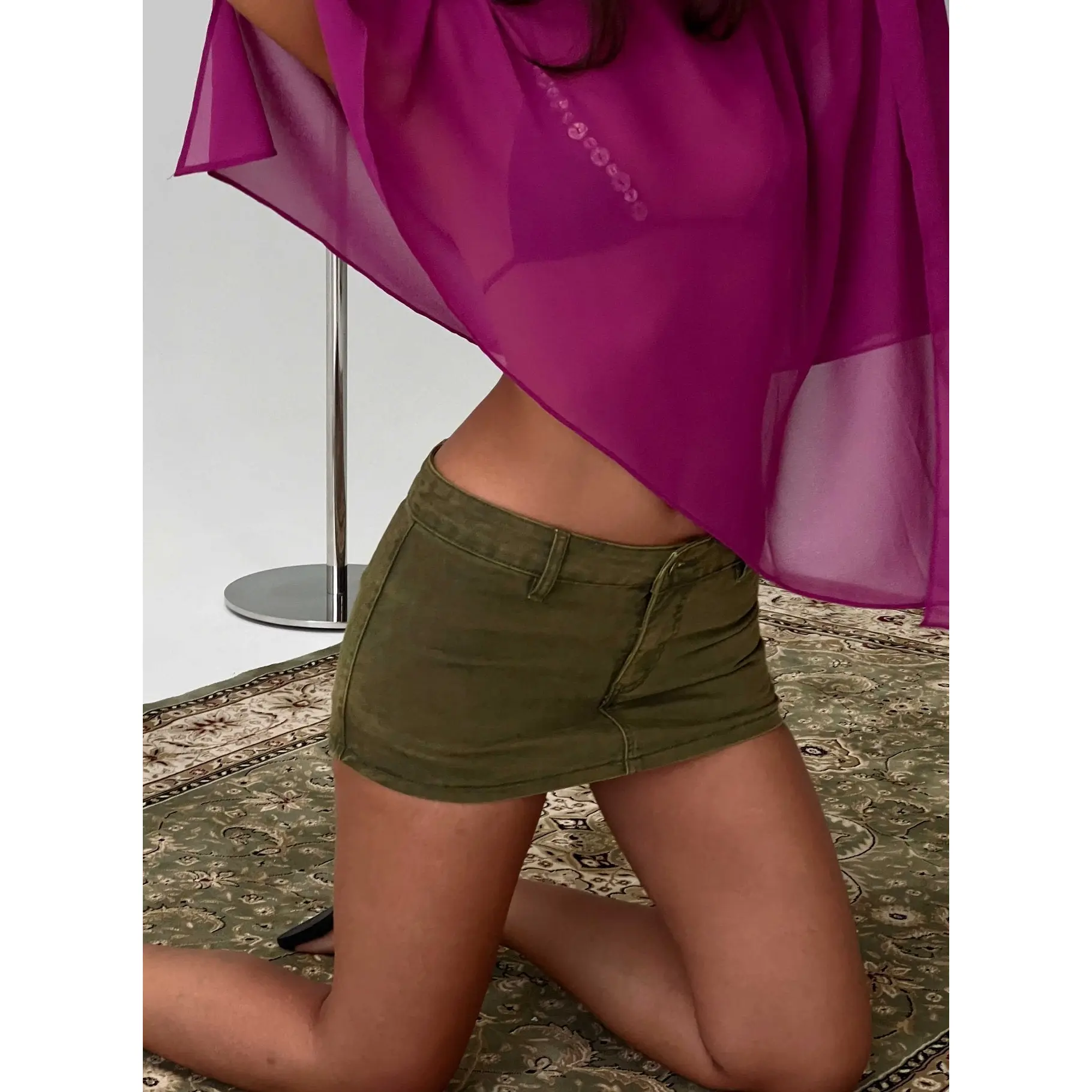Rhode Mini Skort Khaki