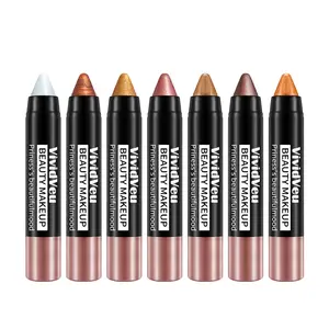 7 pcs Pop Color Eyeshadow Sticks, Easy-to-Apply Eyeshadow Sticks, Matte Party Eyeshadow, Eye Makeup, Gift for Women