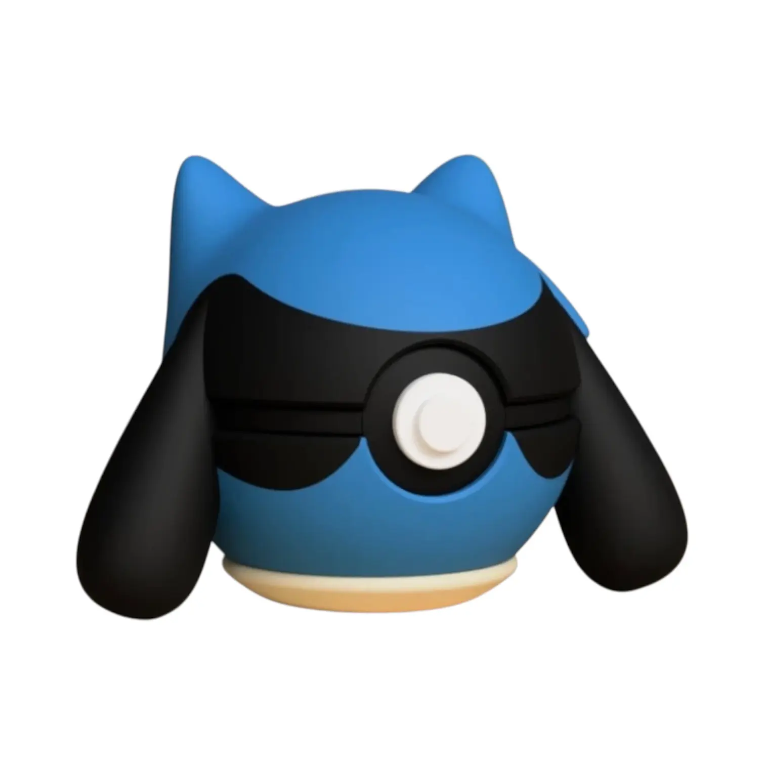 3D Printed Riolu Poke Ball Collectible Statue - On Demand Premium Home Decor Display Piece