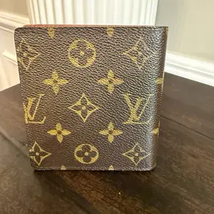 Pre-owned Louis Vuitton Canvas Small Leather Goods Monogram Men’s Bifold Wallet