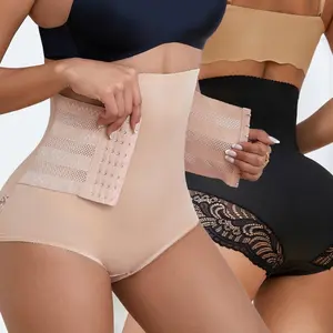 2 Pack  Tummy Control Shapewear for Women Butt Lifter High Waist Panties Briefs Corset Body Shaper Girdle Slimming Underwear