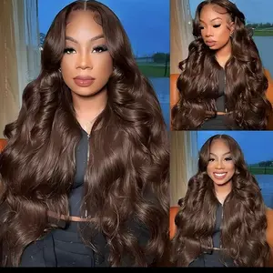 BGMgirl Layered Cut Chocolate Brown #4 Body Wave Wear Go Wig Upgraded 7*5 Lace Closure 180% Glueless Color Wig Human Hair Wig TikTokShopfalldealsforyou TikTokShopBlackFriday
