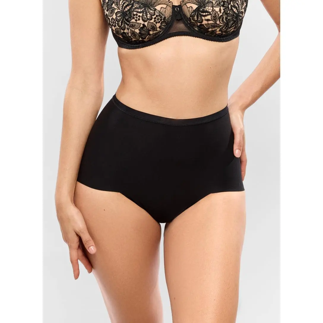 Women's Elegant High-Waist Seamless Full Briefs - Tummy Control, Slimming Fit, High Cut, Second Skin Soft Lycra Cotton Blend, Opaque Fabric, Elastic Polyamide Panties
