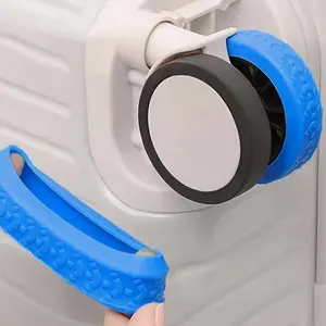 32pcs Quiet Durable Wheel Covers for Luggage Reduce Noise & Vibration