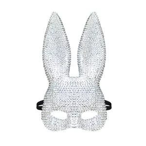 Realistic Rabbit Face Costume for Cosplays Party