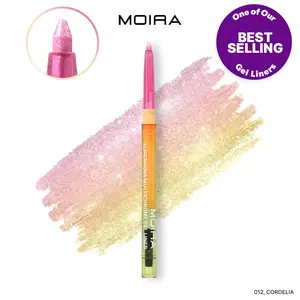 Moira | Supernova Multichrome Gel Eyeliner | Smooth gel texture, Built-In Sharpener, Water & Smudge-Proof | Shade (012, Cordelia) | Upto 12hrs