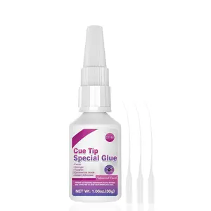 30ml Pool Cue Tip Glue - Quick-Drying Billiard Cue Tip Repair Tool -  Bonding Glue for Pool Cue Accessories - No Tip Clamp Needed