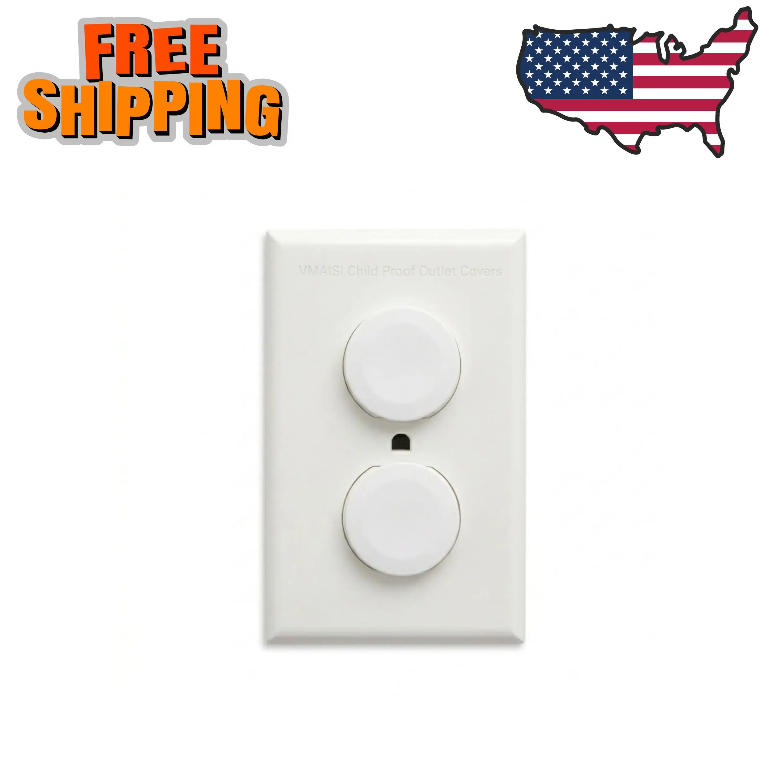 62 Pieces Outlet Covers Baby Proofing Plug Protectors Child Safety