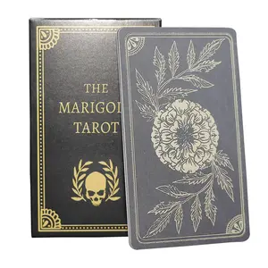 Tarot Card Game, Classic Tarot Cards, 1 Box Tarot Card with Manual, Skull Pattern Game Card, Poker Card Game for Teens and Adults