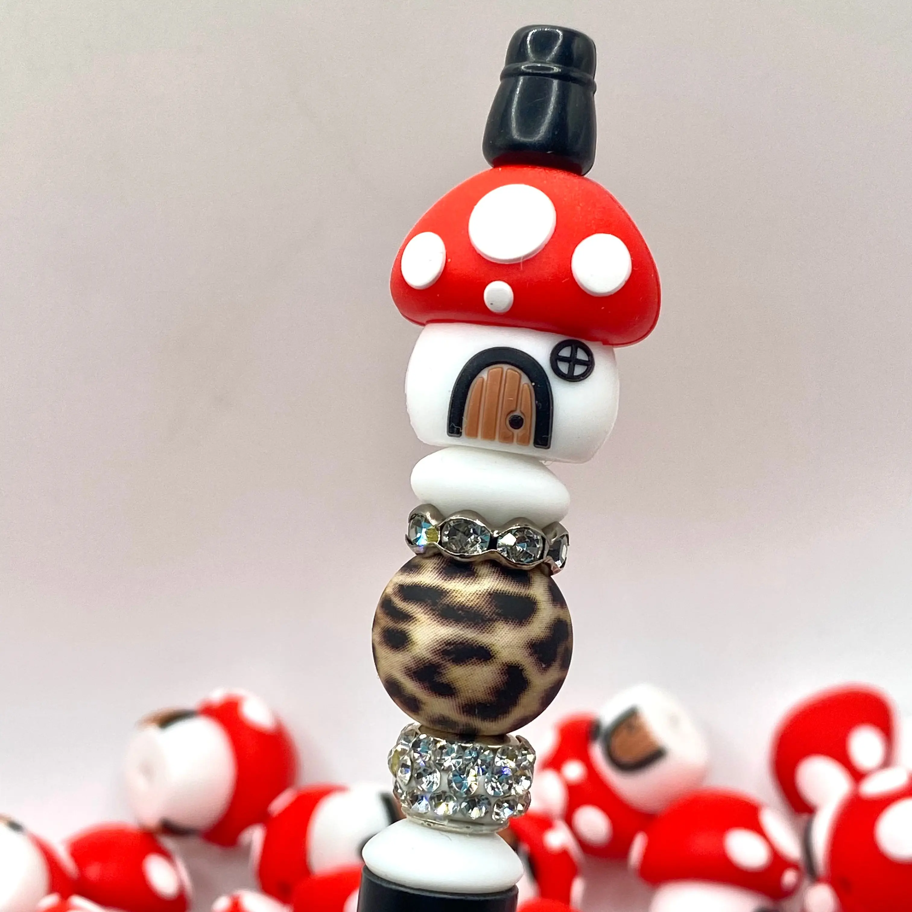 You Take Up So Mushroom In My Heart 3D Silicone Focal Beads - Beading & Crafting DIY