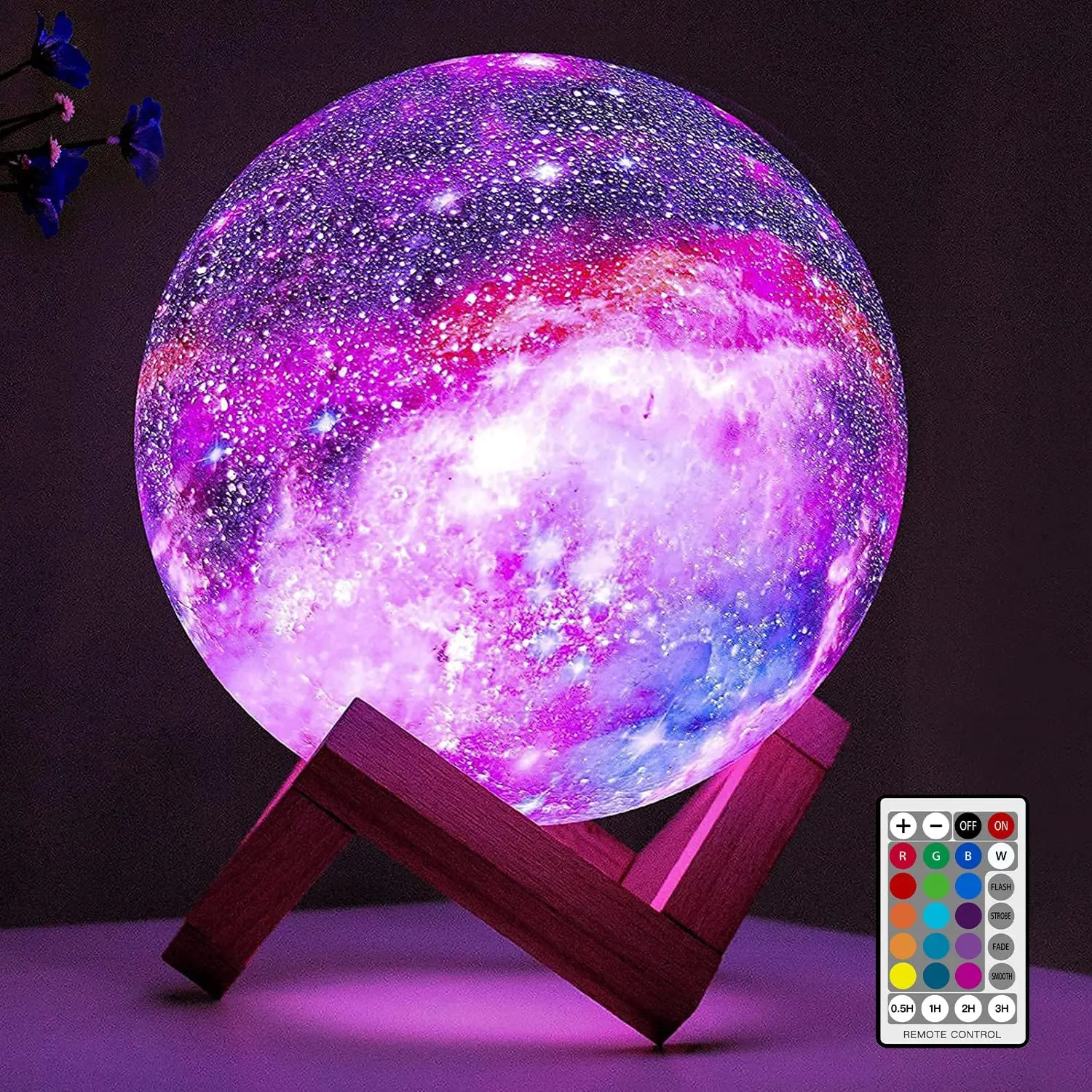 Moon Light, Remote & Touch Control Moon Night Light