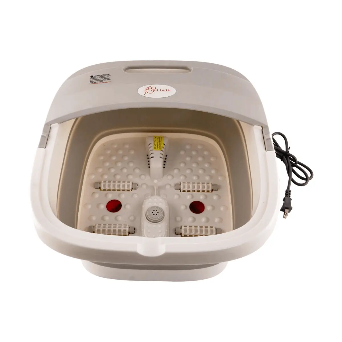 Lexiang Automatic Folding Foot Bath Massager with Lid - Deep 20cm Heated Soaking Tub for Home Spa & Foot Care Lexiang Automatic Folding Foot Bath Massager with Lid - Deep 20cm Heated Soaking Tub for Home Spa & Foot Care
