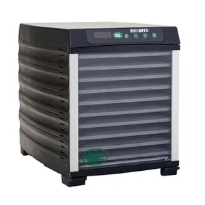 LEM  10 sq ft. Mighty Bite Food Dehydrator, Black & Silver